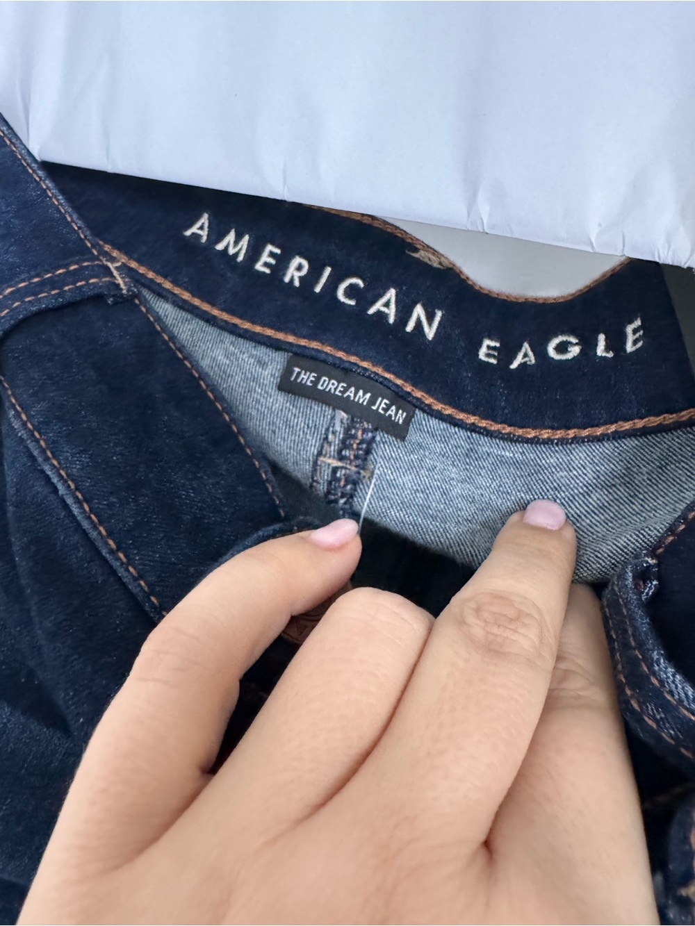 American Eagle Outfitters Dark Indigo Skinny Jeans - Picture 2 of 10